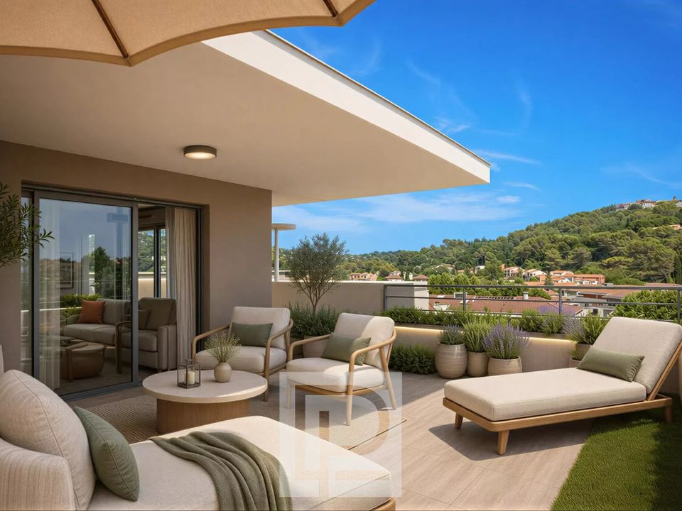 Lejlighed i Mougins, Alpes-Maritimes - foto 1