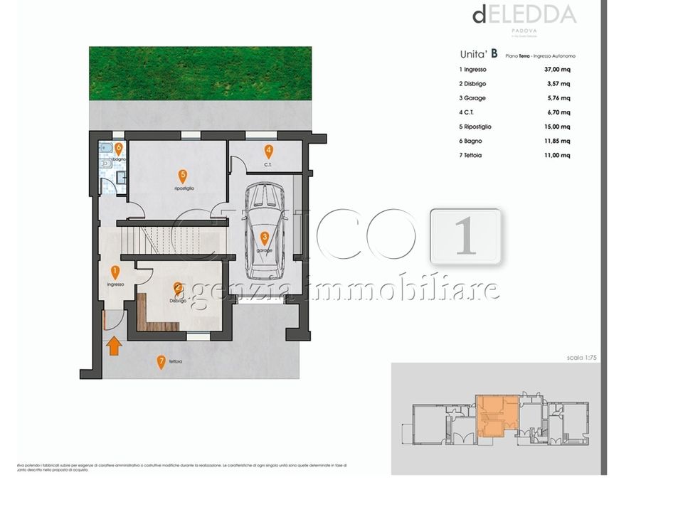 Byhus i Padua, Padua - foto 2