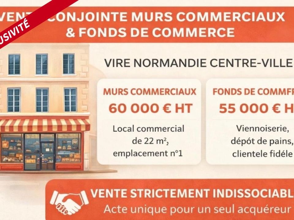 Erhvervsejendom i Vire Normandie, Calvados - foto 1