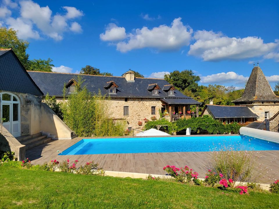 Villa i La Fouillade, Aveyron - bilde 1