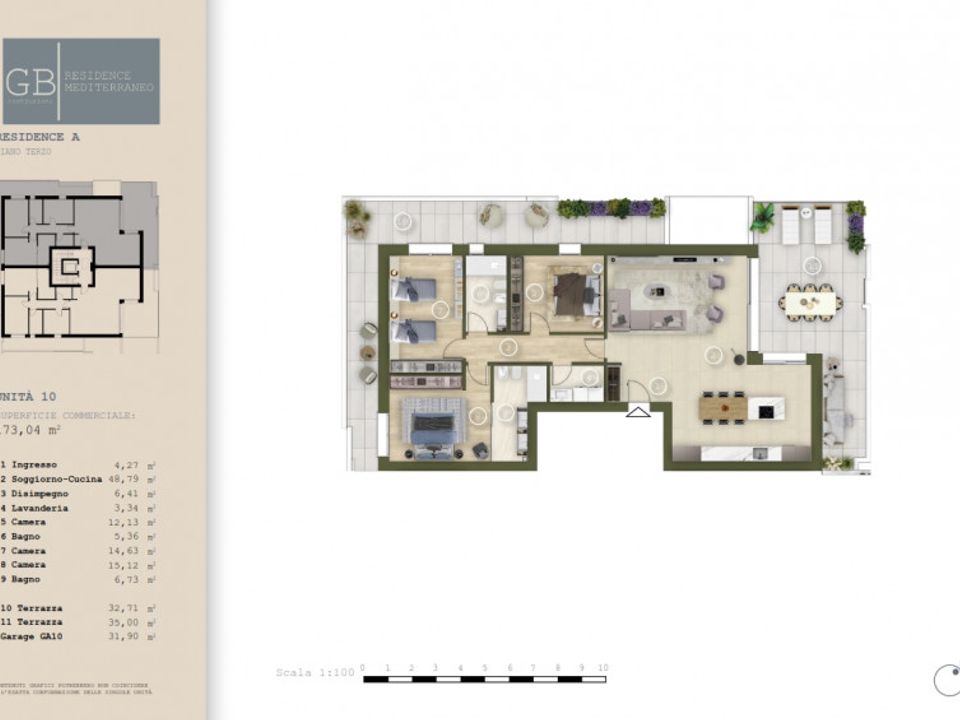 Penthouse i Abano Terme, Padua - foto 4