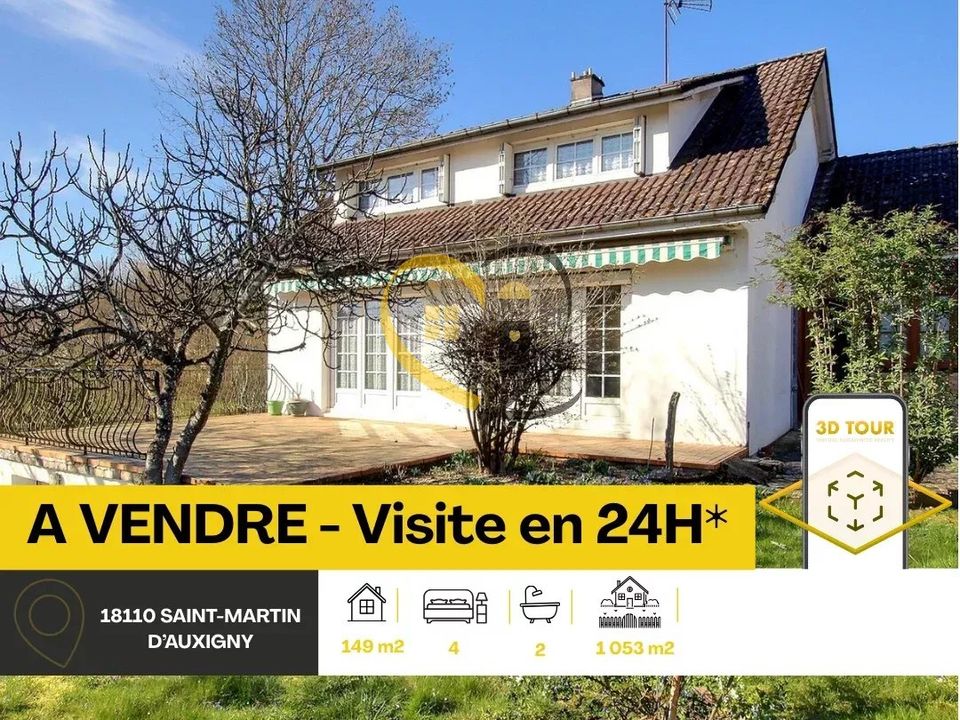 Villa i Saint-Martin-d'Auxigny, Cher - foto 1