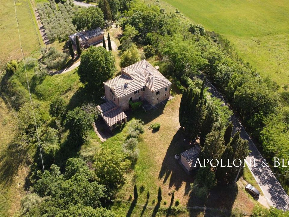 Gårdshus i Asciano, Siena - bilde 1