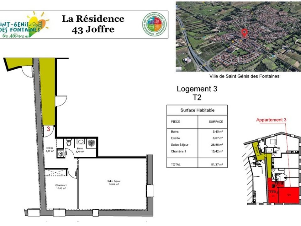 Lejlighed i Saint-Genis-des-Fontaines, Pyrenees-Orientales - foto 4