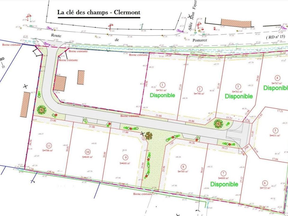 Helårsgrund i Clermont, Landes - foto 3