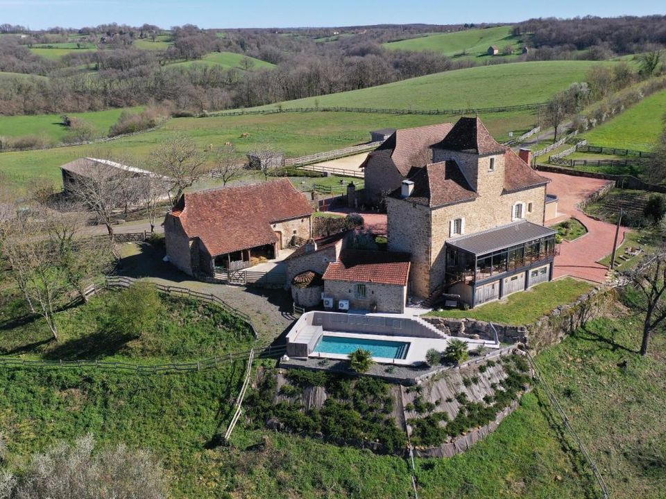 Villa i Causse-Et-Diege, Aveyron - foto 1