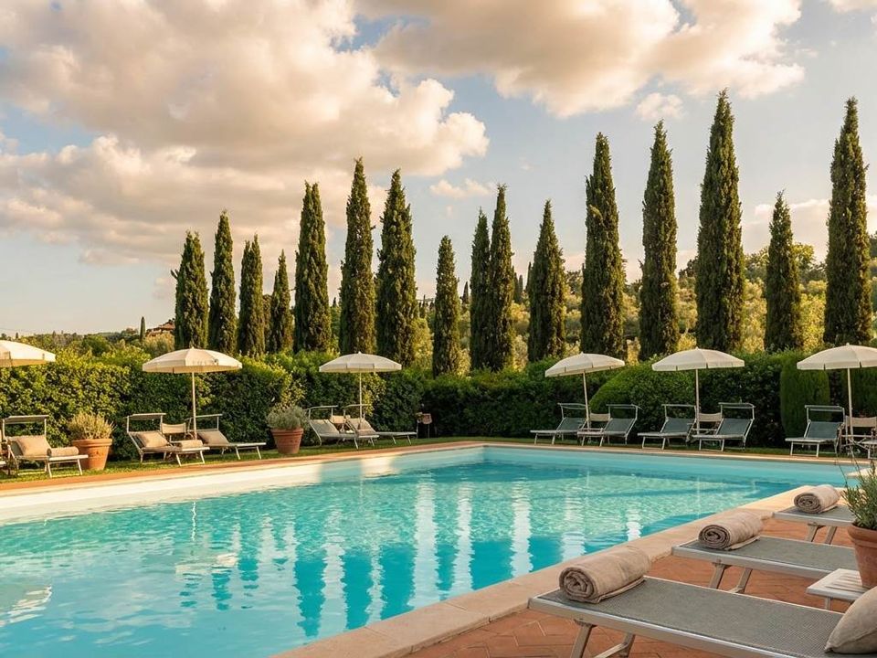 Gårdshus i San Gimignano, Siena - bilde 2