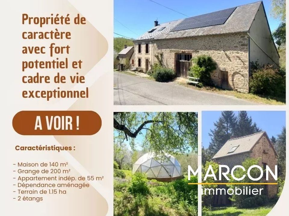 Hus på landet i Châtelus-Malvaleix, Creuse - foto 1