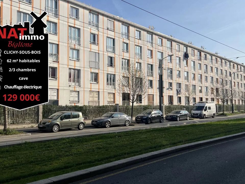 Lejlighed i Clichy-sous-Bois, Seine-Saint-Denis - foto 1