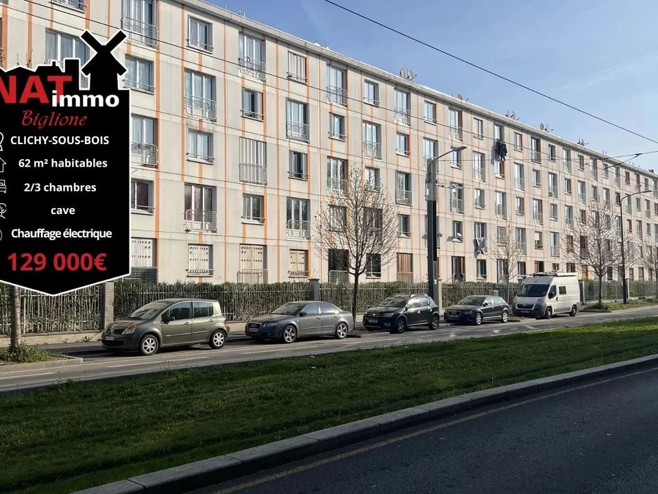 Lejlighed i Clichy-sous-Bois, Seine-Saint-Denis - foto 1