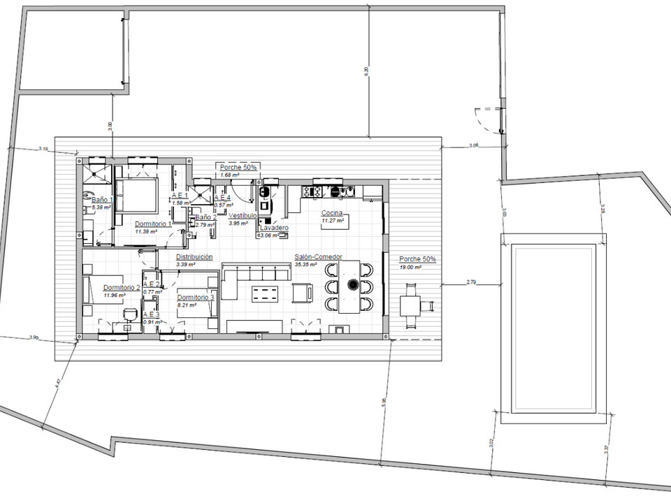 Villa i Arboleas, Almeria - foto 3
