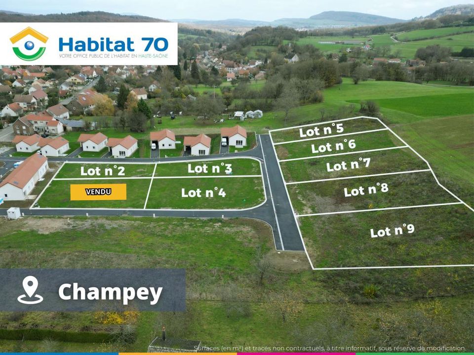 Helårsgrund i Champey, Haute-Saone - foto 1