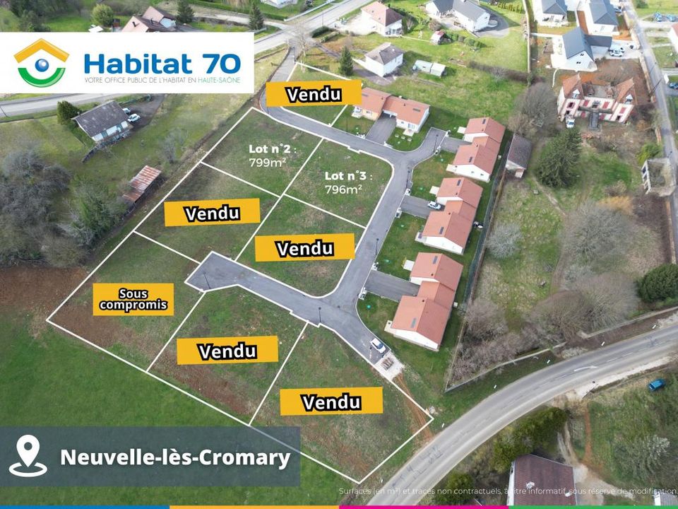 Helårsgrund i Neuvelle-les-Cromary, Haute-Saone - foto 1