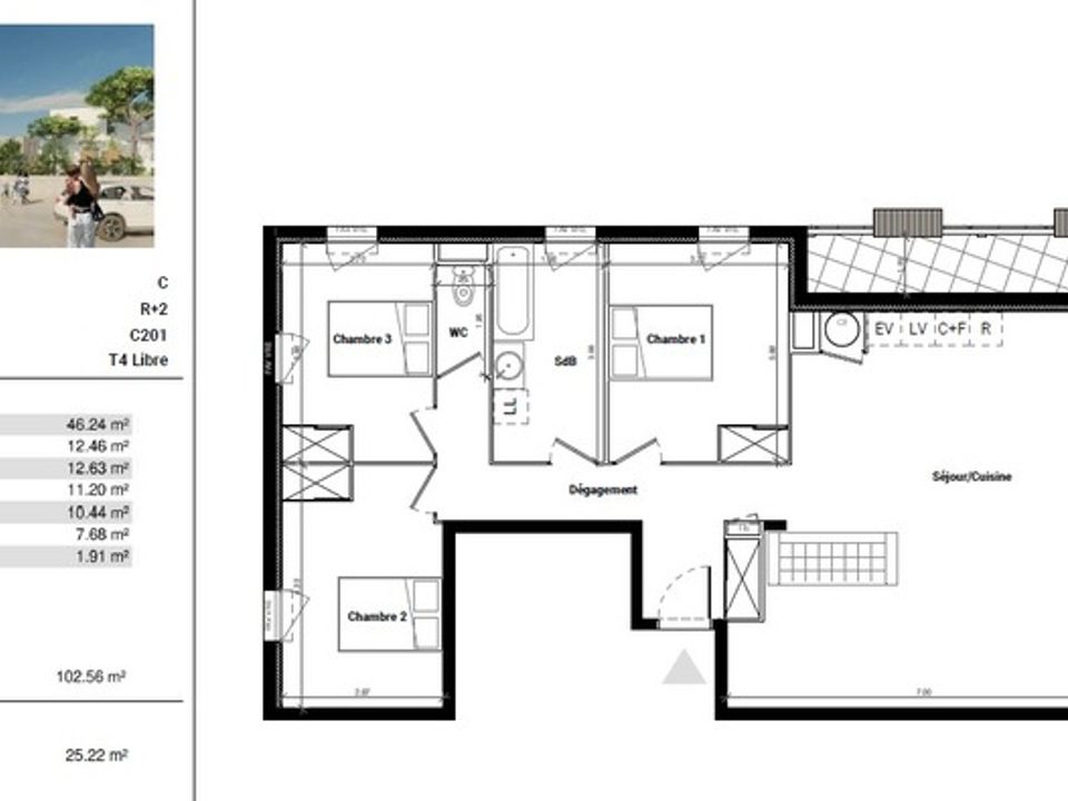 Wohnung in Frontignan, Herault - Foto 2