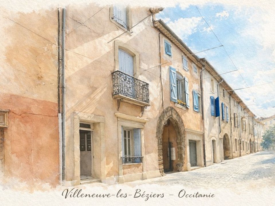 Landsbyhus i Villeneuve les beziers, Herault - foto 1