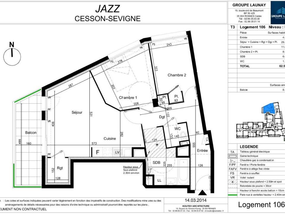 Apartament a Cesson-Sévigné, Ille-et-Vilaine - foto 5