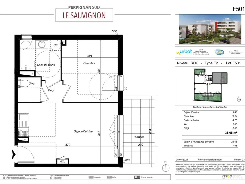 Apartament a Perpignan, Pyrenees-Orientales - foto 5