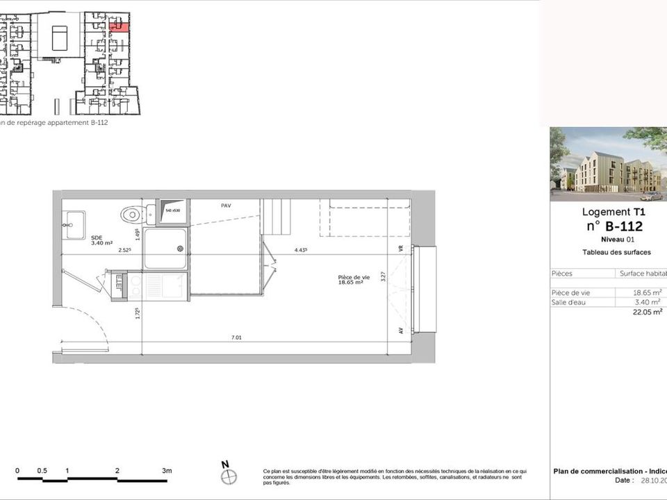 Studio i Louviers, Eure - bilde 3