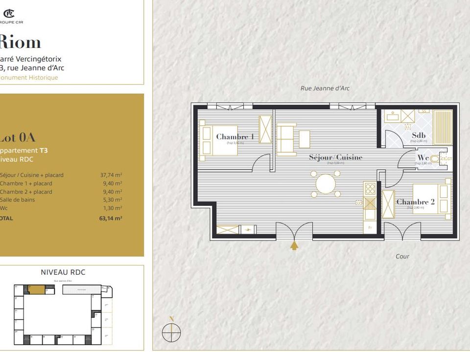 Apartment in Riom, Puy-de-Dome - photo 5