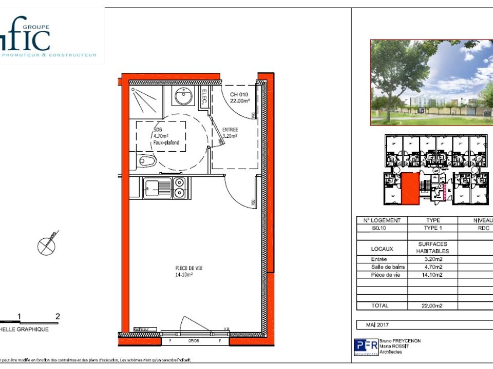 1-Zimmerwohnung in Troyes, Aube - Foto 2