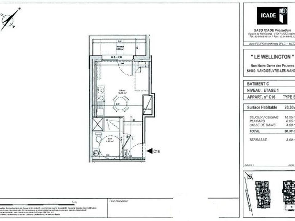 Studio i Vandoeuvre-les-Nancy, Meurthe-et-Moselle - foto 5