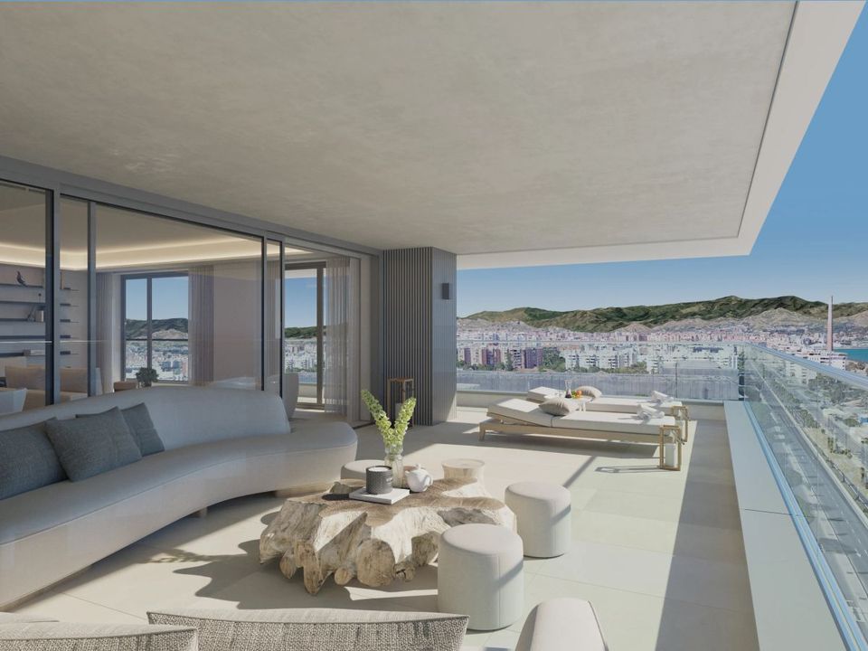 Penthouse i Malaga city, Malaga - bilde 1