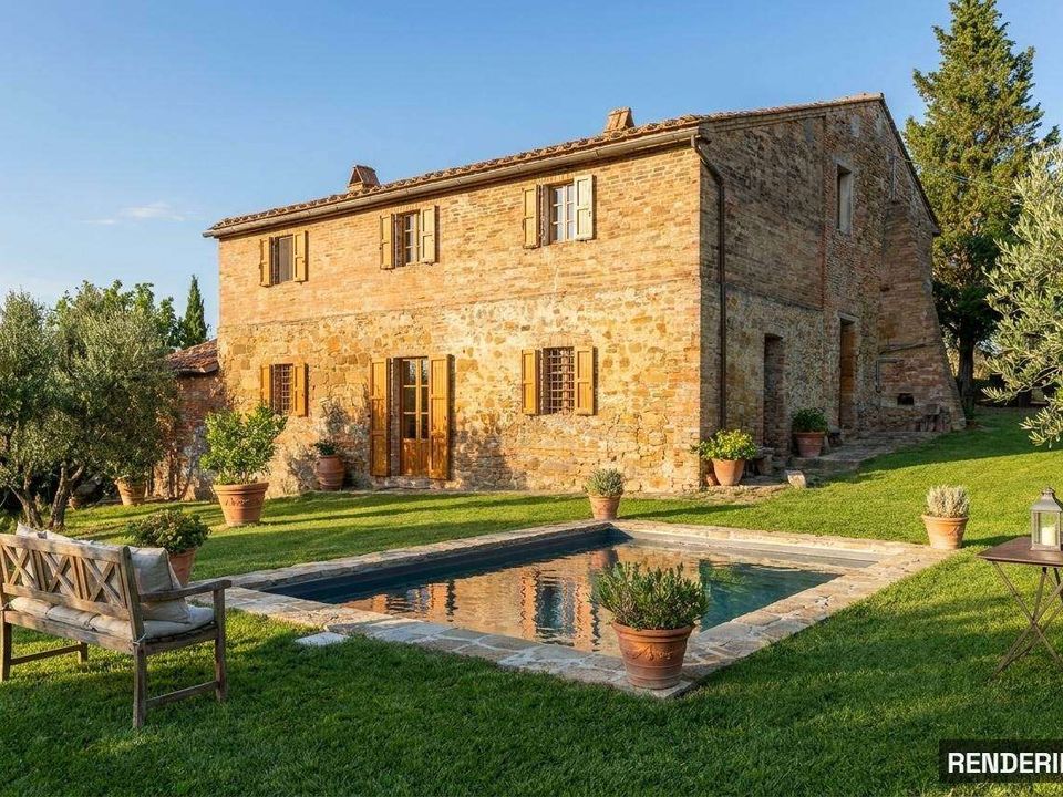 Gårdshus i Asciano, Siena - bilde 4