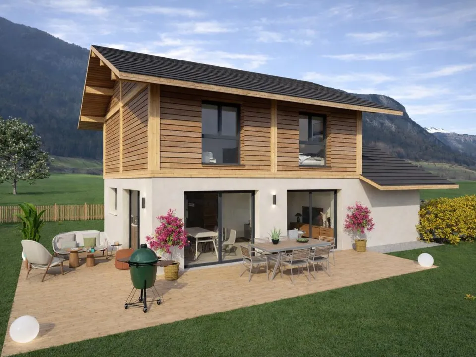 Villa i Sallanches, Haute-Savoie - bilde 1
