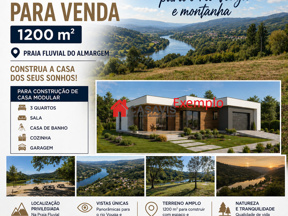 Helårsgrund i Calde, Viseu - foto 1