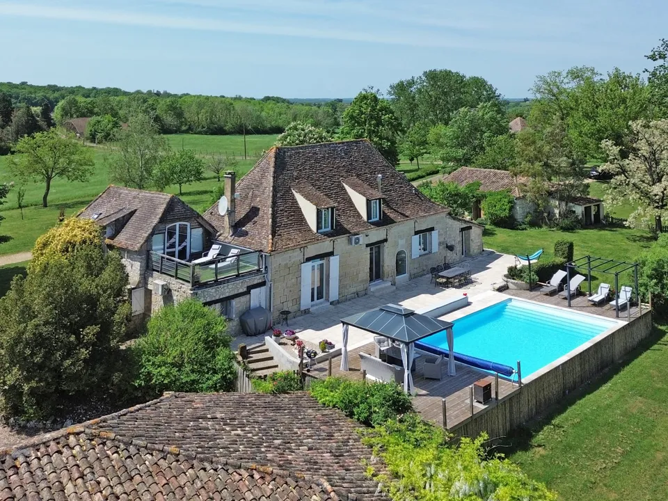 Villa i Montignac-de-Lauzun, Lot-et-Garonne - foto 1