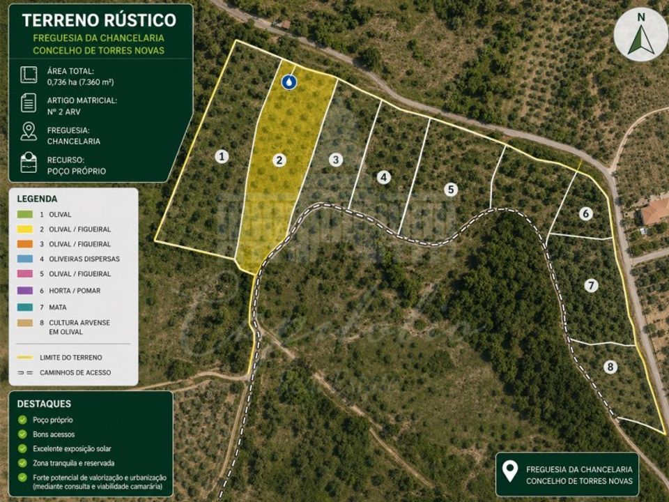 Terra em Assentiz, Santarem - foto 1