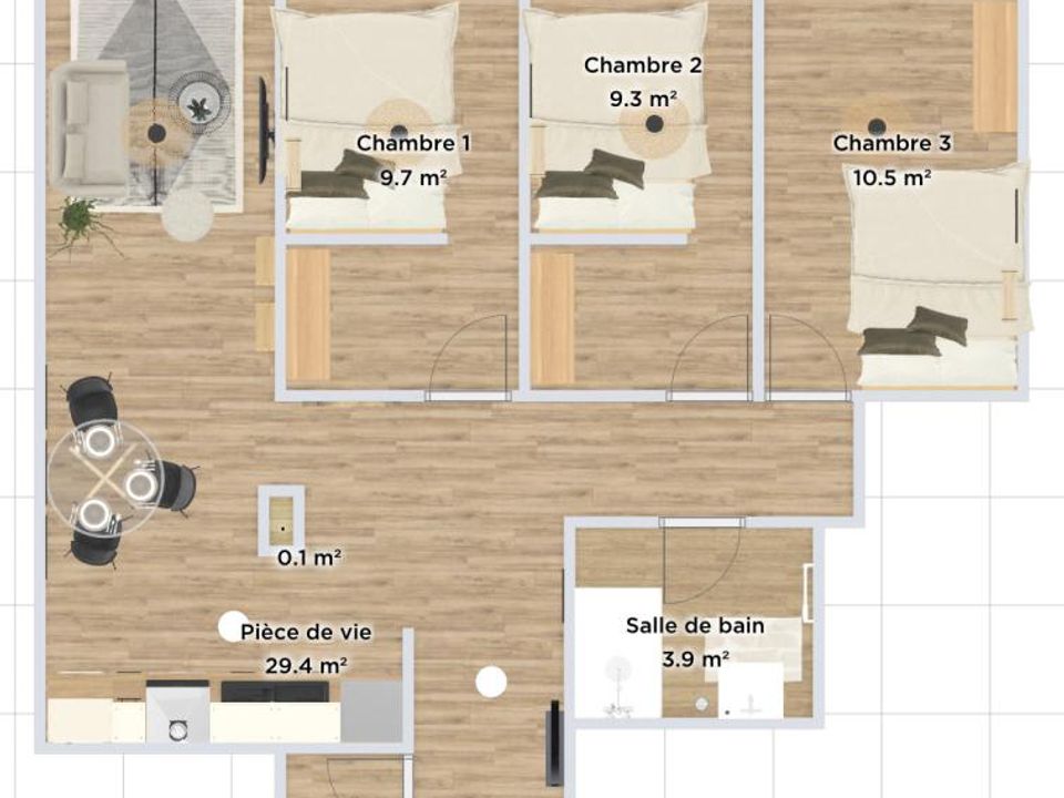 Apartamento en Nancy, Meurthe-et-Moselle - foto 5