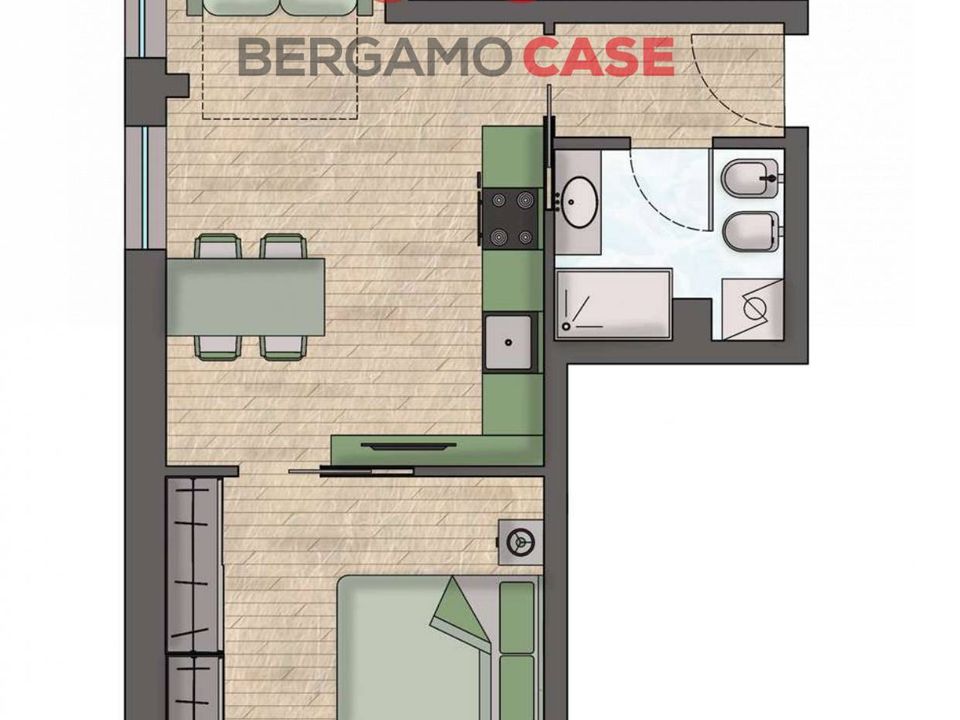 Lejlighed i Bergamo, Bergamo - foto 2