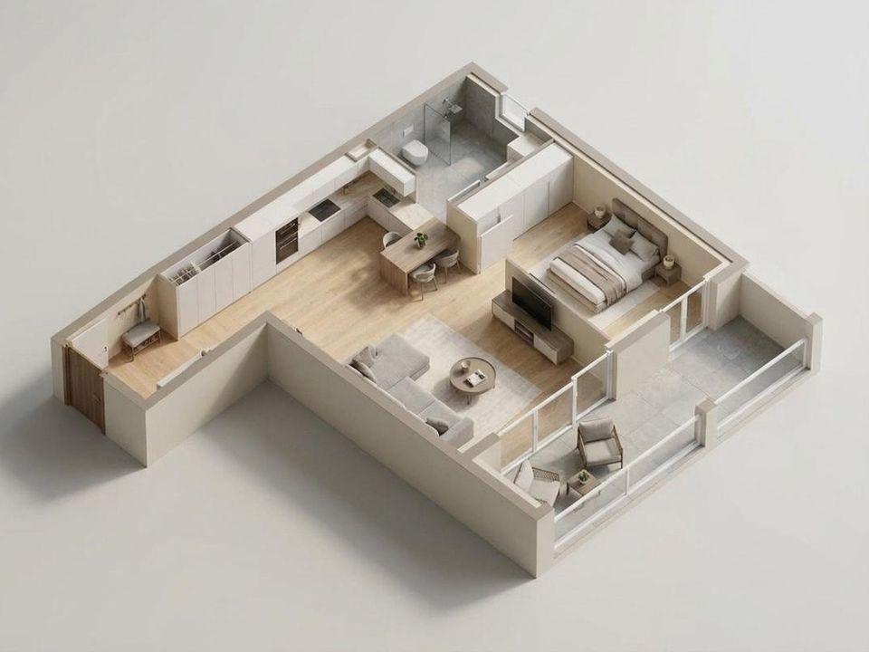 Duplex i Cucq, Pas-de-Calais - foto 1