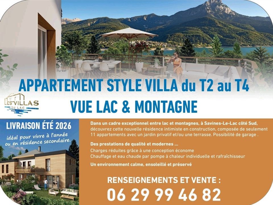 Lejlighed i Savines-le-Lac, Hautes-Alpes - foto 1