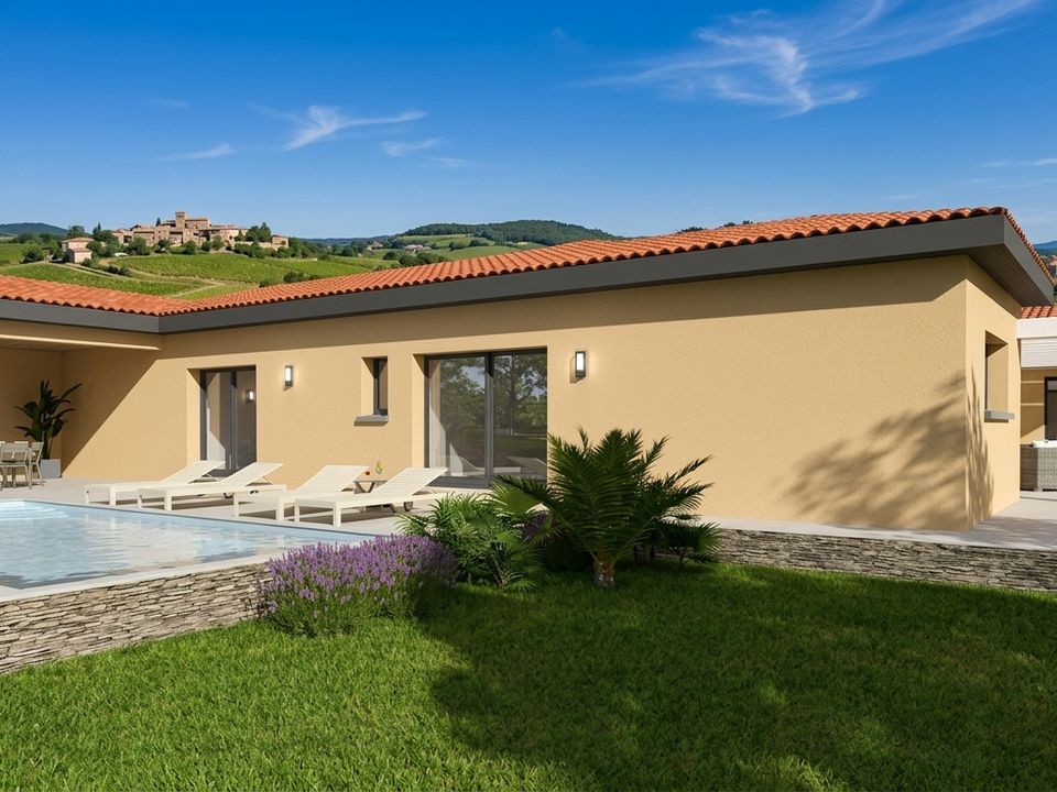Villa i Toussieu, Rhone - foto 1