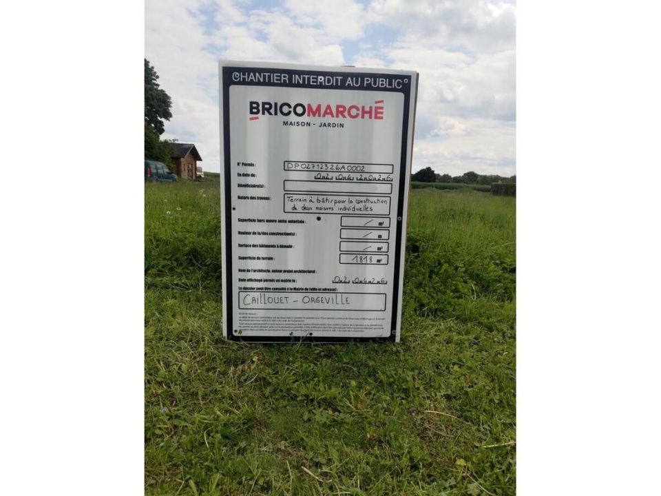 Helårsgrund i Caillouet-Orgeville, Eure - foto 1