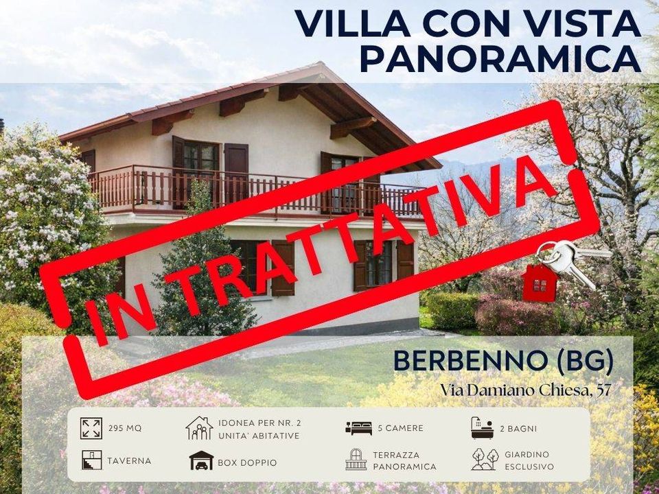 Villa i Berbenno, Bergamo - bilde 1