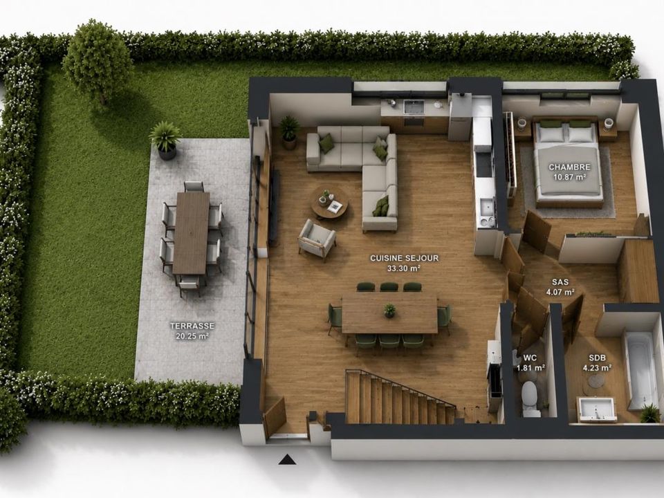 Duplex i Thonon-les-Bains, Haute-Savoie - foto 3