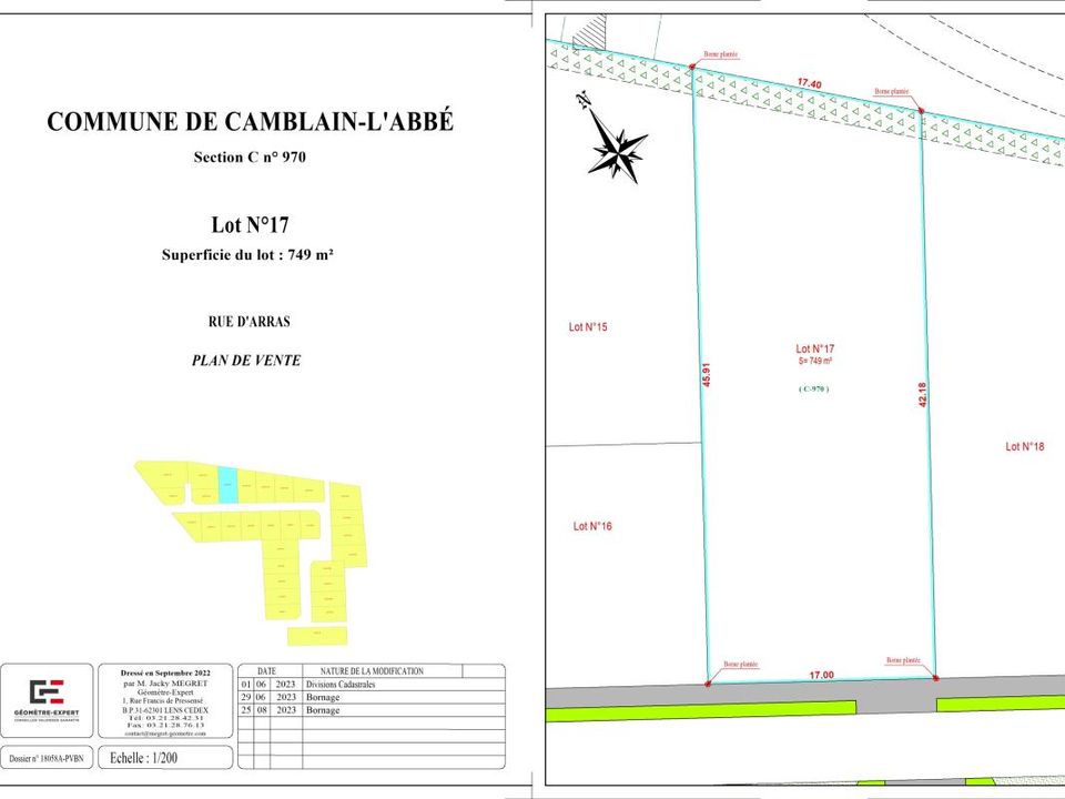 Helårsgrund i Camblain-lAbbé, Pas-de-Calais - foto 3