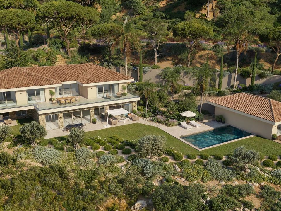 Villa i Grimaud, Var - bilde 1