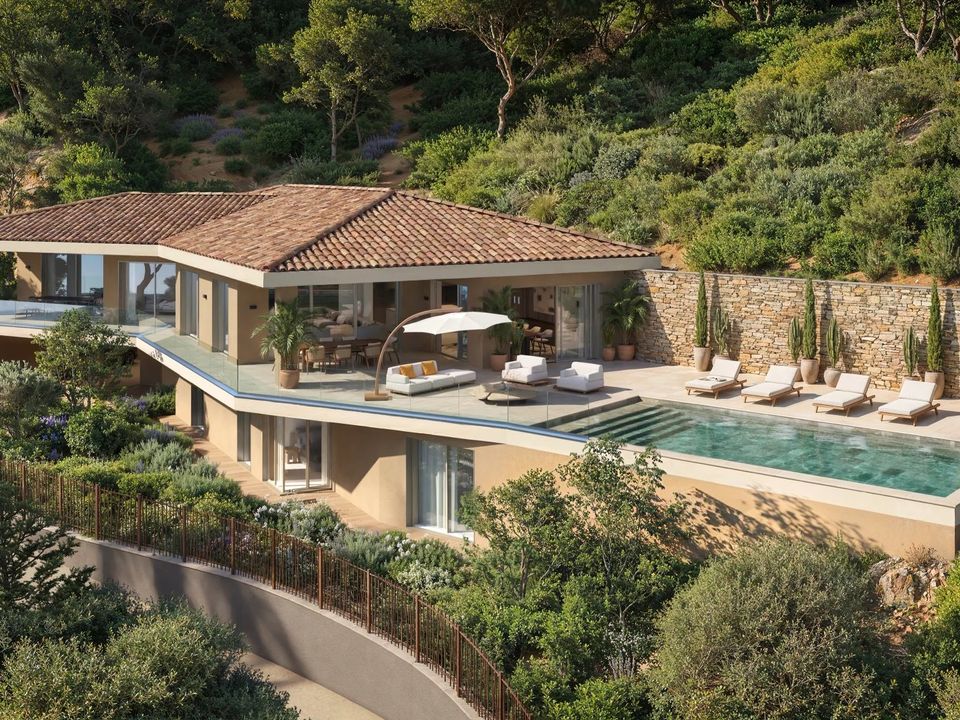 Villa i Grimaud, Var - bilde 1