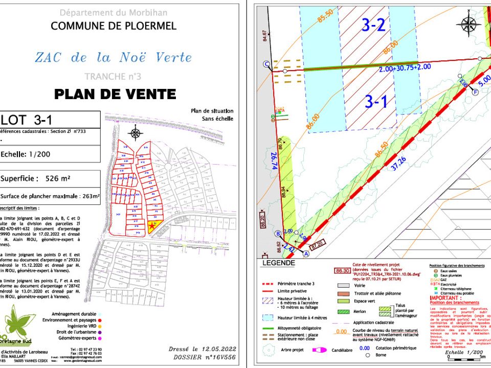 Tomt i Ploermel, Morbihan - bilde 1