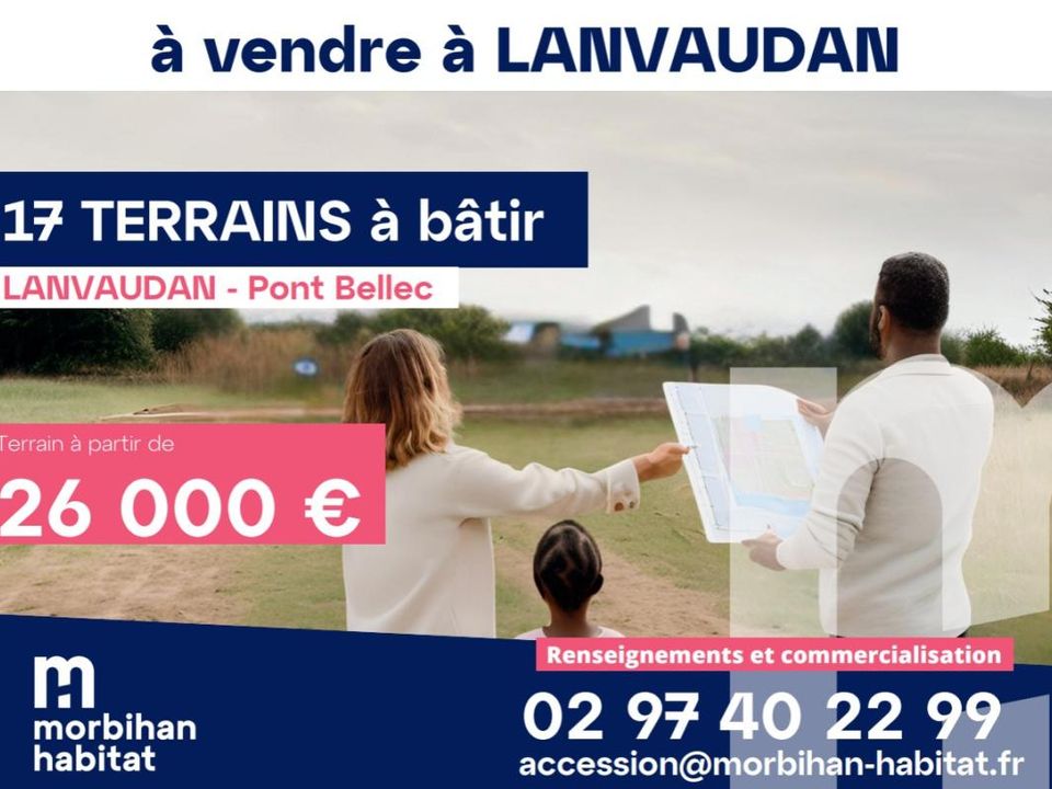 Helårsgrund i Lanvaudan, Morbihan - foto 1