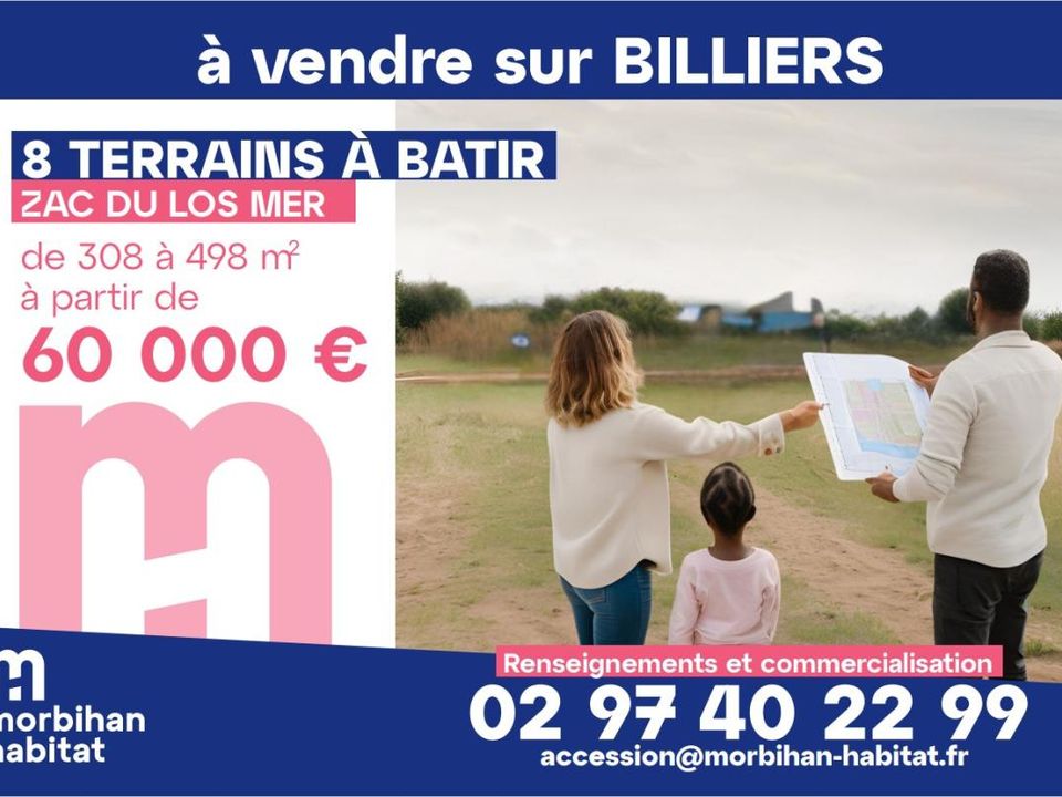 Helårsgrund i Billiers, Morbihan - foto 1