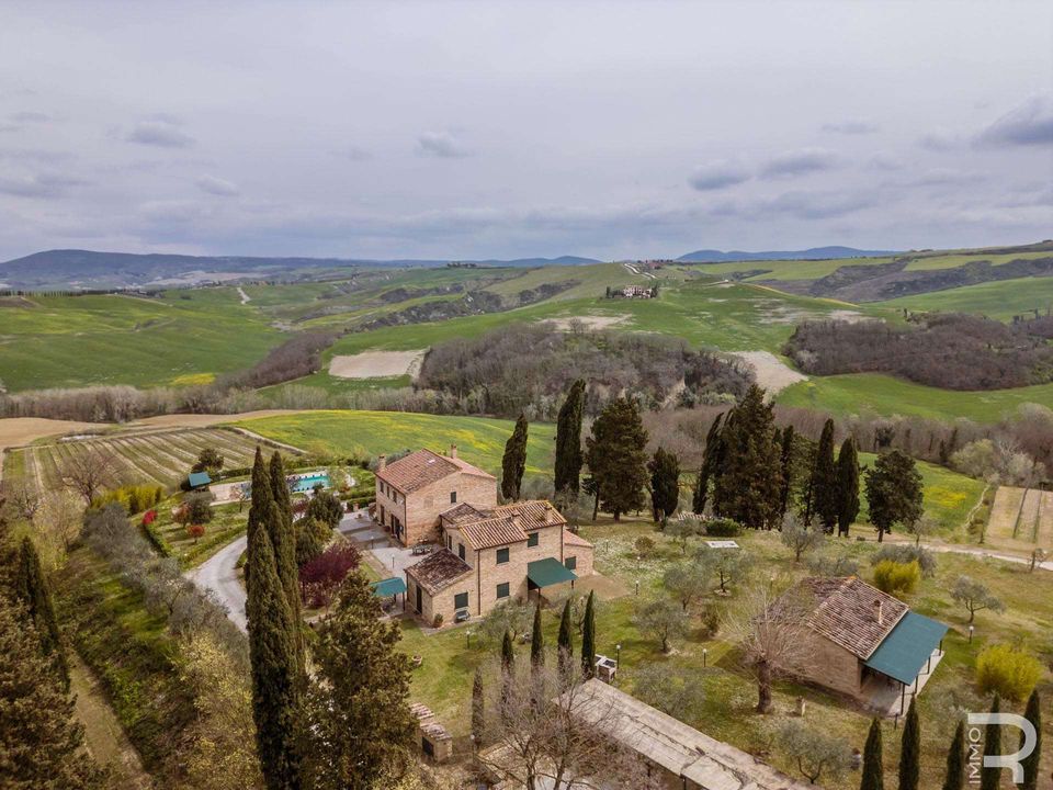 Herregård i Asciano, Siena - bilde 2