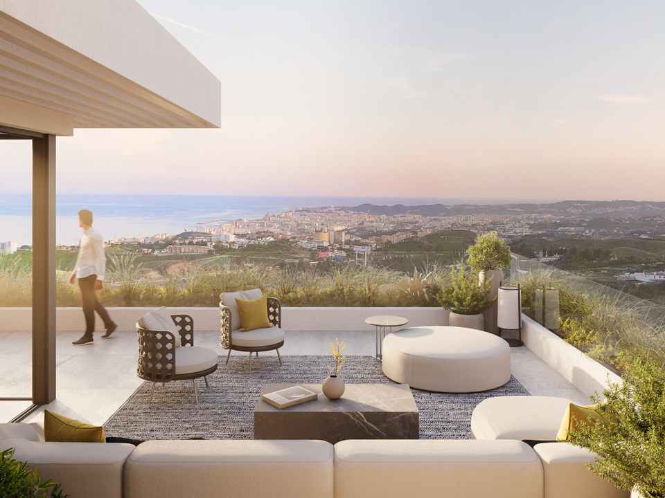 Penthouse i Mijas Costa, Malaga - foto 1