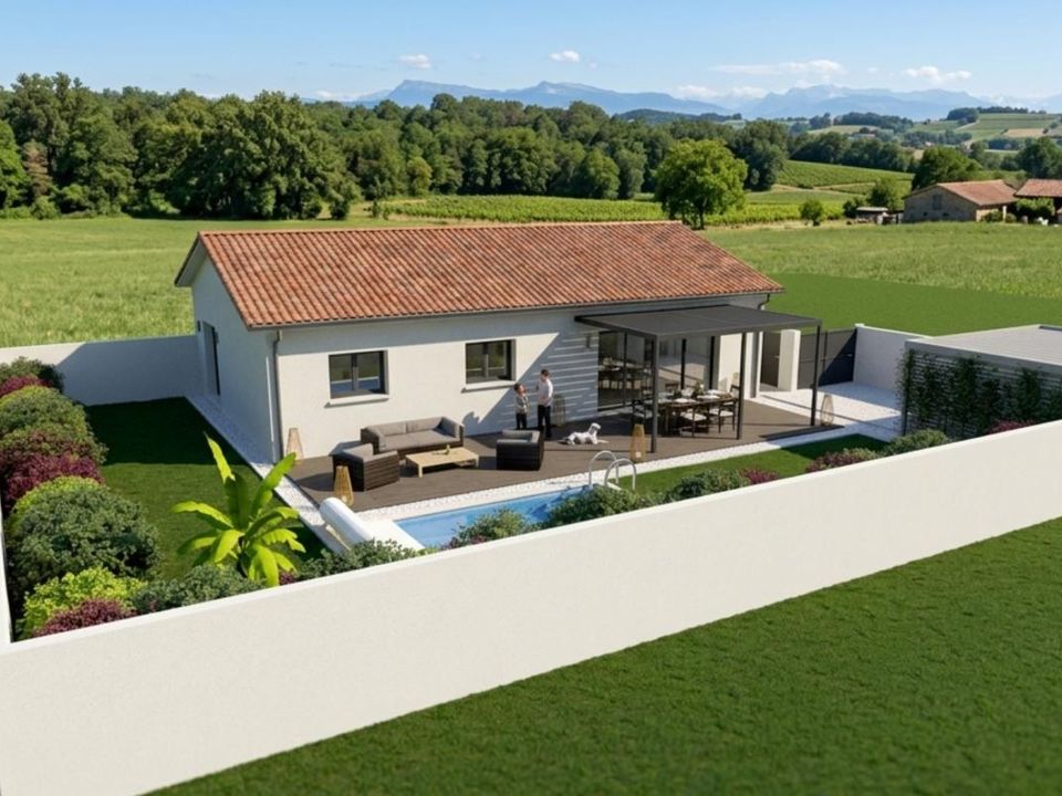 Villa i Saint-Bonnet-de-Mure, Rhone - bilde 1