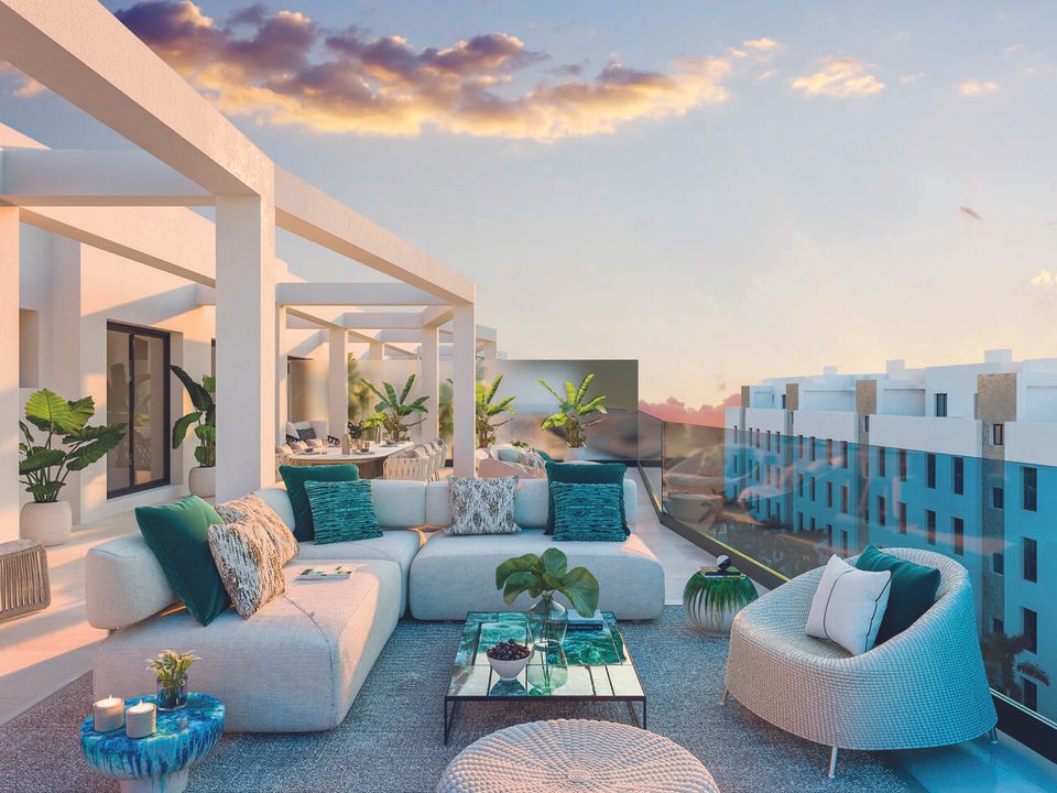 Penthouse i Las Lagunas De Mijas, Malaga - foto 2