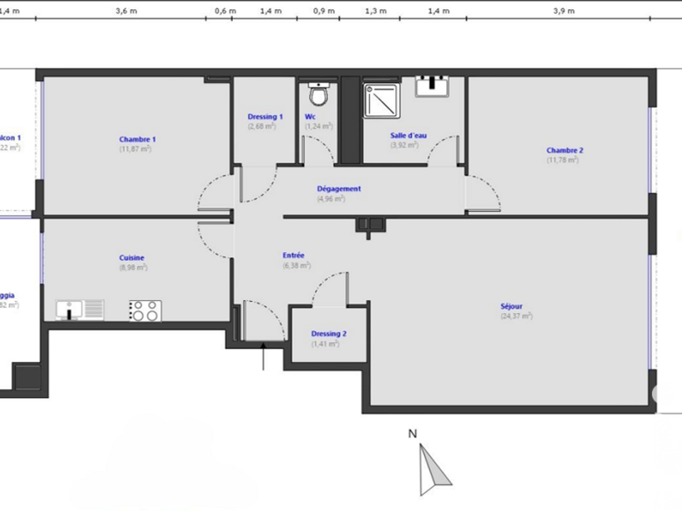 Apartamento en Nice, Alpes-Maritimes - foto 2